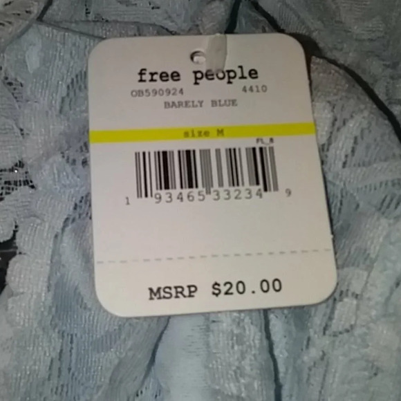 Free People Galoon Halter Bra Sky NWT - Picture 6 of 6